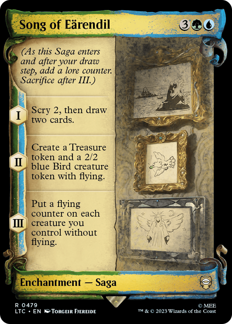 Song of Earendil [The Lord of the Rings: Tales of Middle-Earth Commander Showcase Scrolls] | Good Games Cannington