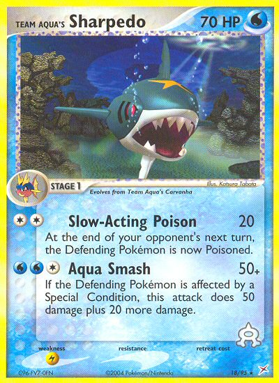 Team Aqua's Sharpedo (18/95) [EX: Team Magma vs Team Aqua] | Good Games Cannington