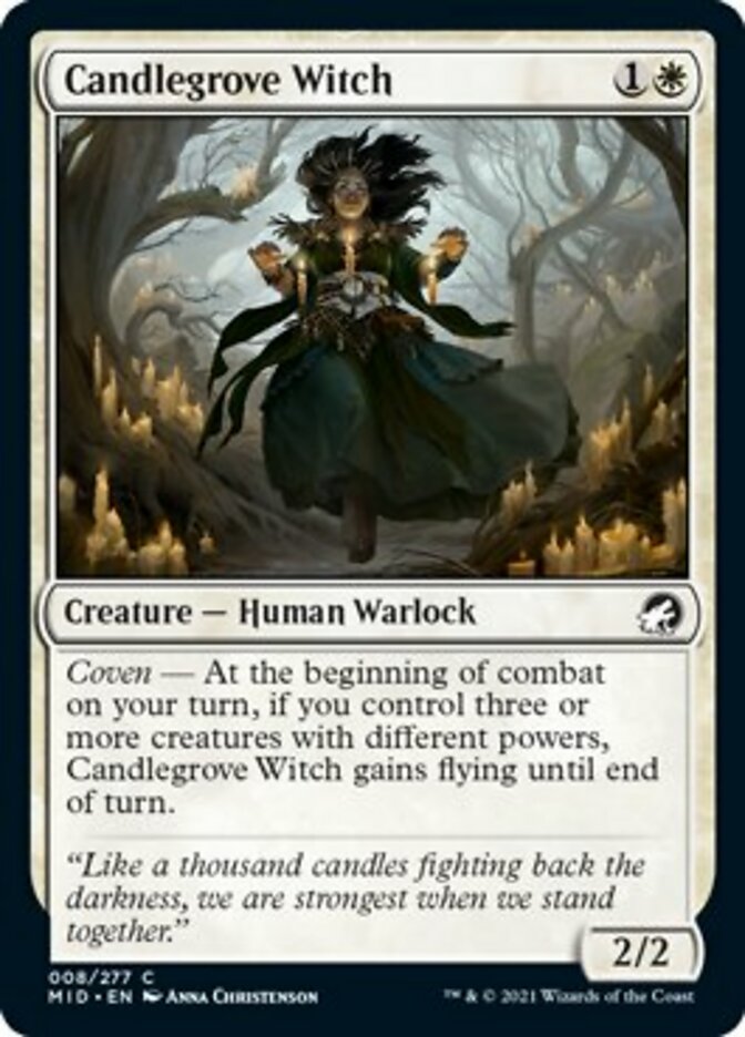 Candlegrove Witch [Innistrad: Midnight Hunt] | Good Games Cannington