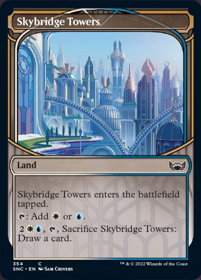 Skybridge Towers (Showcase Skyscraper) [Streets of New Capenna] | Good Games Cannington