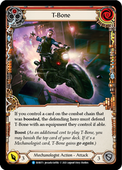 T-Bone (Red) [EVR073] (Everfest)  1st Edition Rainbow Foil | Good Games Cannington