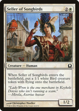 Seller of Songbirds [Return to Ravnica] | Good Games Cannington