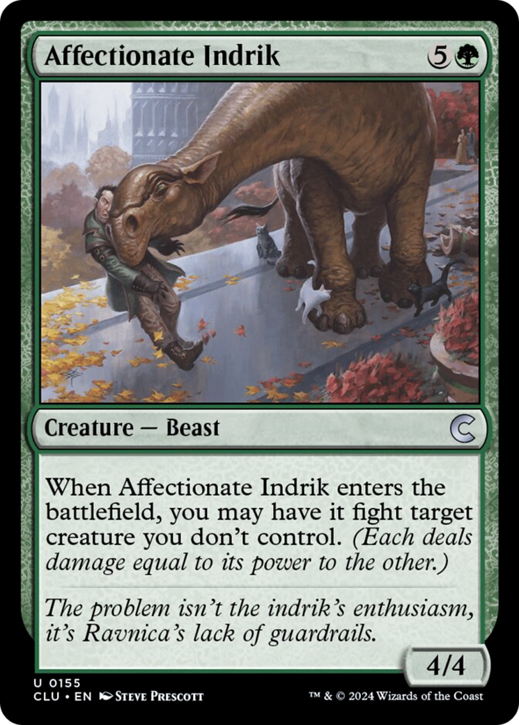 Affectionate Indrik [Ravnica: Clue Edition] | Good Games Cannington