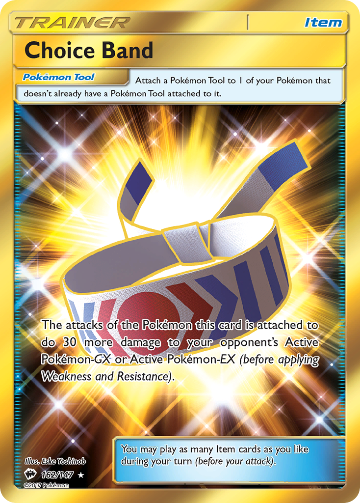 Choice Band (162/147) [Sun & Moon: Burning Shadows] | Good Games Cannington