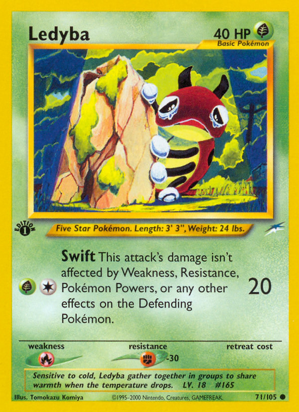 Ledyba (71/105) [Neo Destiny 1st Edition] | Good Games Cannington