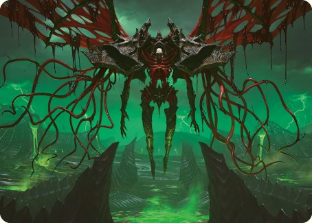 Archfiend of the Dross Art Card [Phyrexia: All Will Be One Art Series] | Good Games Cannington