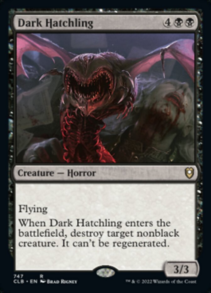 Dark Hatchling [Commander Legends: Battle for Baldur's Gate] | Good Games Cannington
