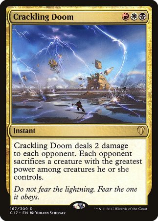 Crackling Doom [Commander 2017] | Good Games Cannington