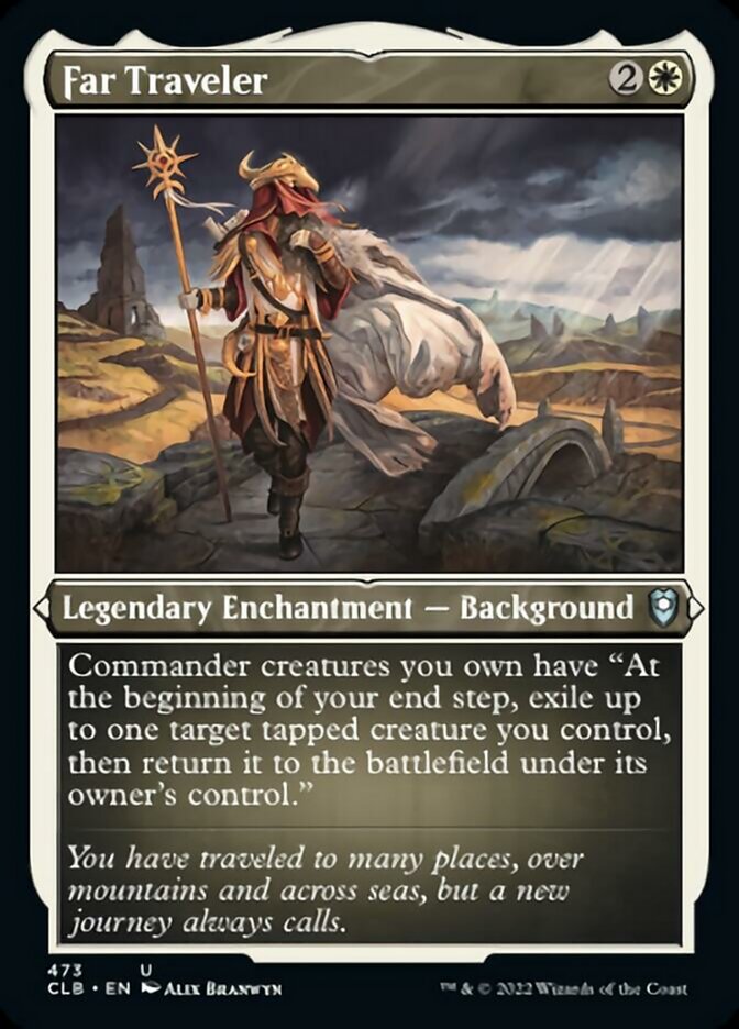 Far Traveler (Foil Etched) [Commander Legends: Battle for Baldur's Gate] | Good Games Cannington