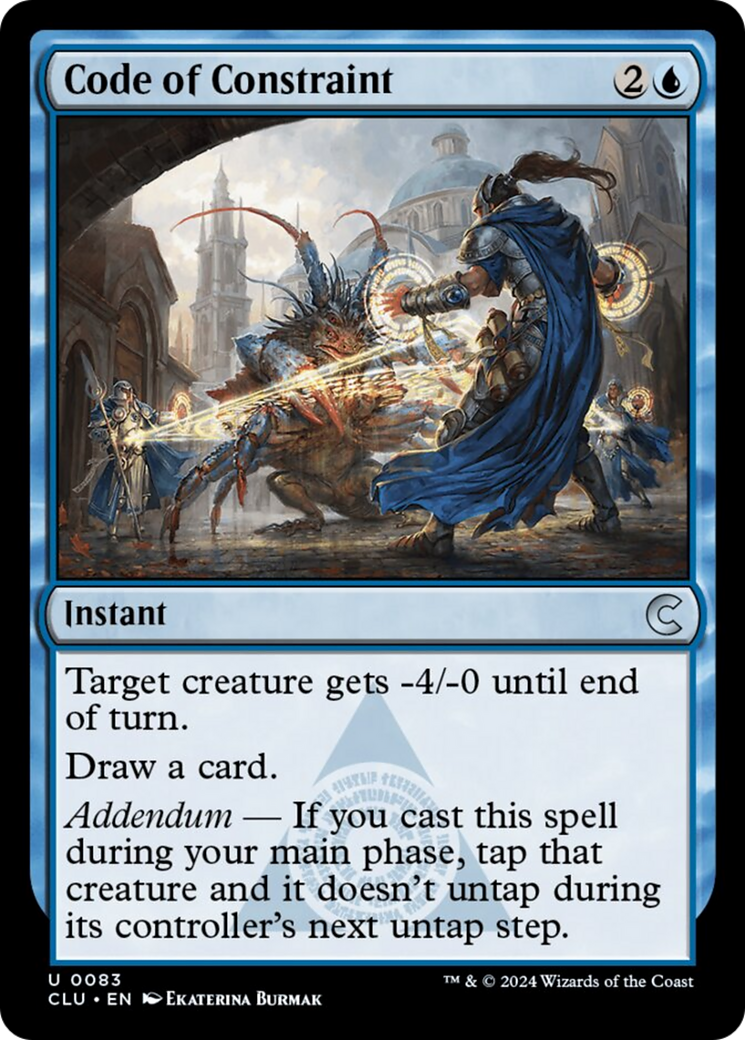 Code of Constraint [Ravnica: Clue Edition] | Good Games Cannington