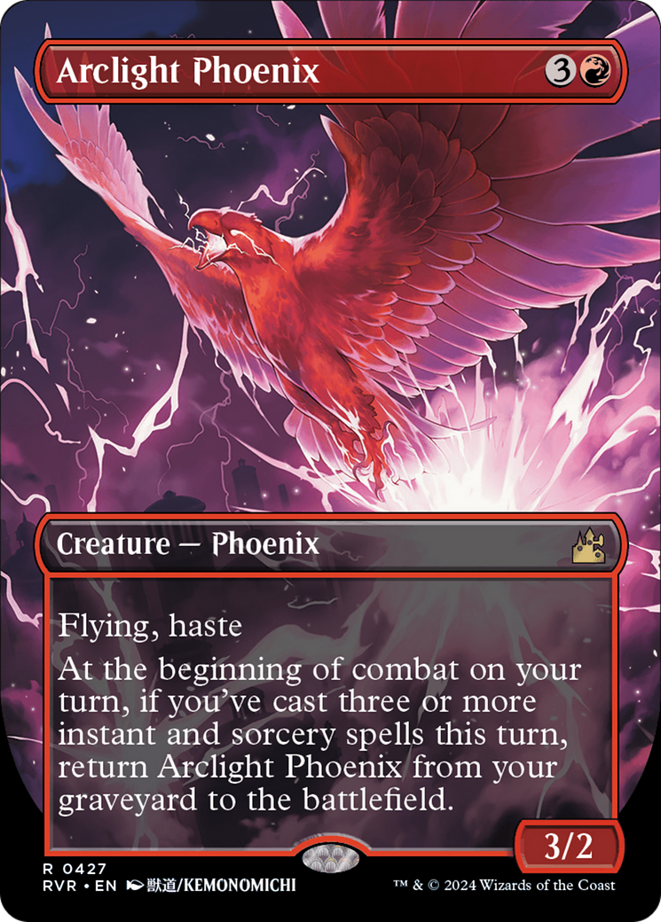 Arclight Phoenix (Anime Borderless) [Ravnica Remastered] | Good Games Cannington