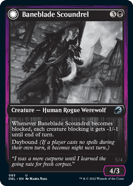 Baneblade Scoundrel // Baneclaw Marauder [Innistrad: Double Feature] | Good Games Cannington