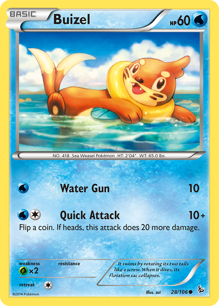 Buizel (28/106) [XY: Flashfire] | Good Games Cannington