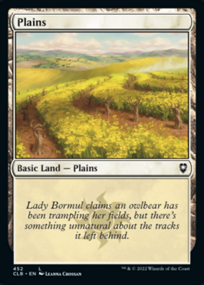 Plains (452) [Commander Legends: Battle for Baldur's Gate] | Good Games Cannington