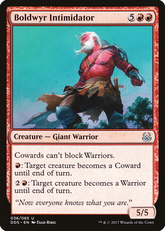 Boldwyr Intimidator [Duel Decks: Mind vs. Might] | Good Games Cannington