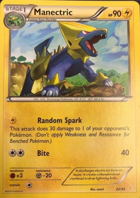 Manectric (22/30) [XY: Trainer Kit 3 - Pikachu Libre] | Good Games Cannington