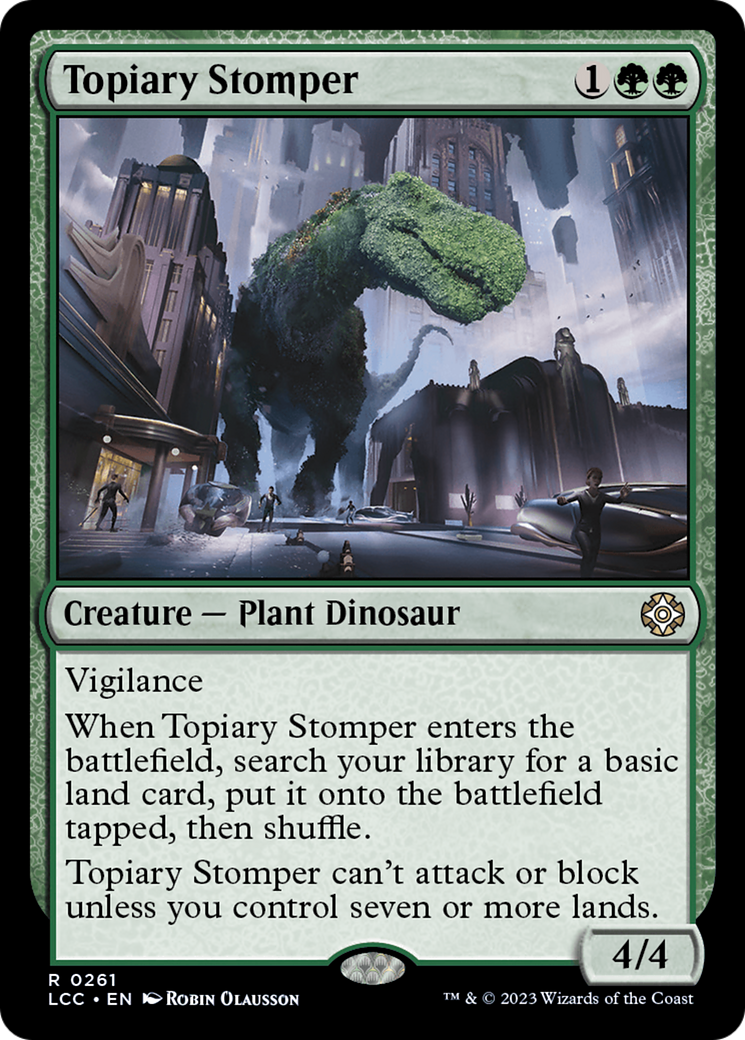Topiary Stomper [The Lost Caverns of Ixalan Commander] | Good Games Cannington