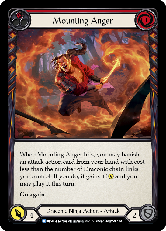 Mounting Anger (Red) [UPR054] (Uprising) | Good Games Cannington