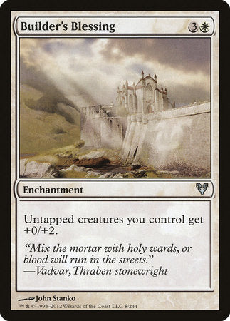 Builder's Blessing [Avacyn Restored] | Good Games Cannington