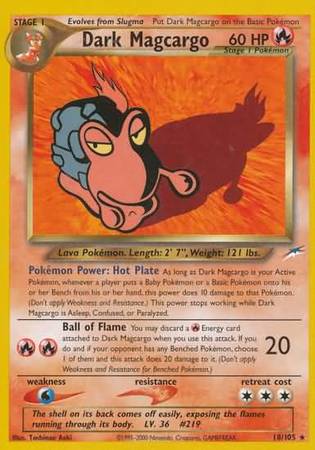 Dark Magcargo (18/105) [Neo Destiny Unlimited] | Good Games Cannington