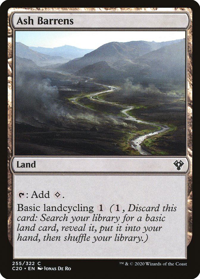 Ash Barrens [Commander 2020] | Good Games Cannington