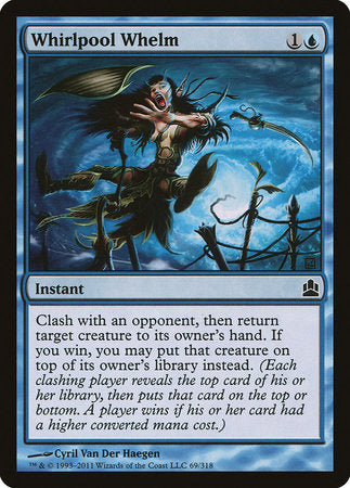 Whirlpool Whelm [Commander 2011] | Good Games Cannington