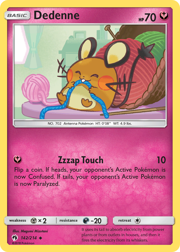 Dedenne (142/214) [Sun & Moon: Lost Thunder] | Good Games Cannington