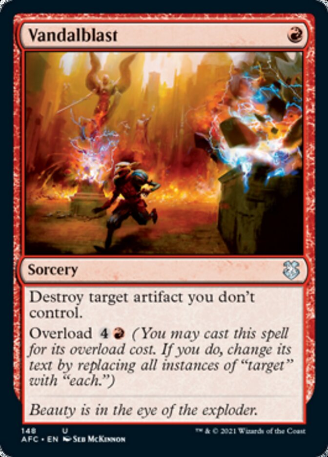 Vandalblast [Dungeons & Dragons: Adventures in the Forgotten Realms Commander] | Good Games Cannington