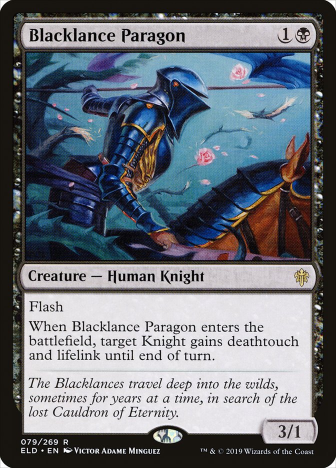 Blacklance Paragon [Throne of Eldraine] | Good Games Cannington