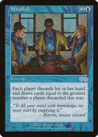 Windfall [Urza's Saga] | Good Games Cannington