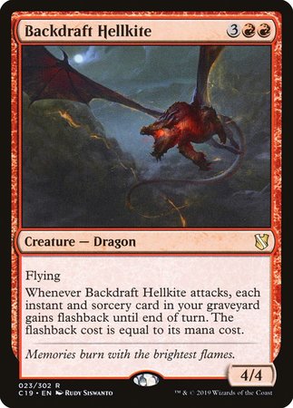 Backdraft Hellkite [Commander 2019] | Good Games Cannington