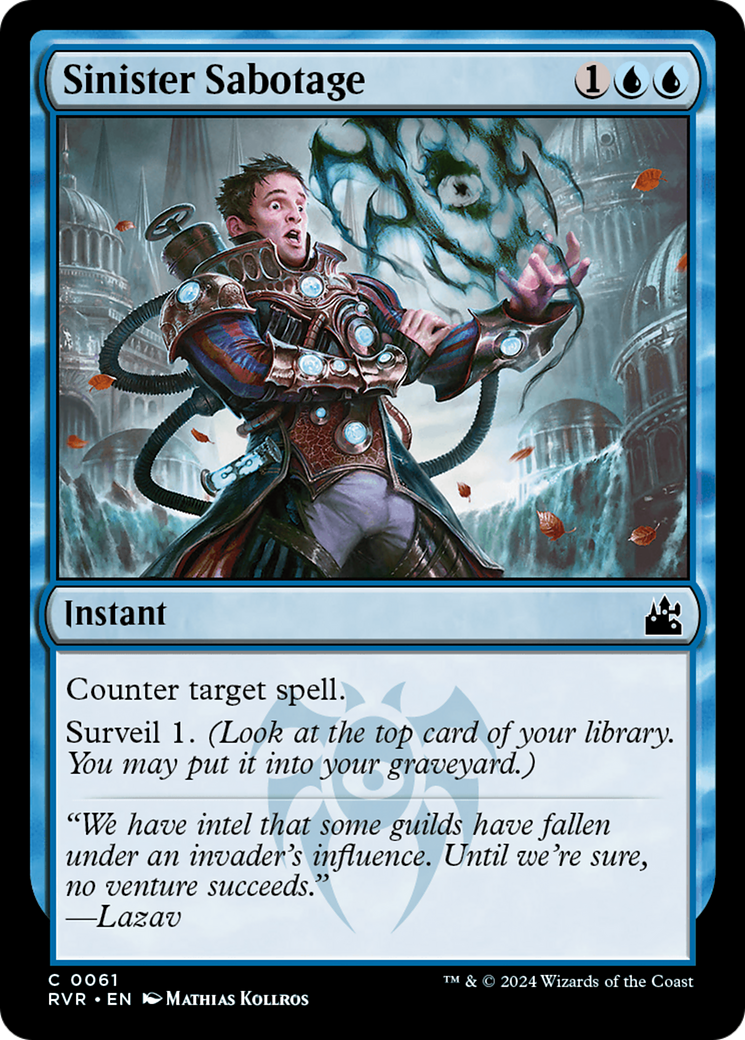 Sinister Sabotage [Ravnica Remastered] | Good Games Cannington