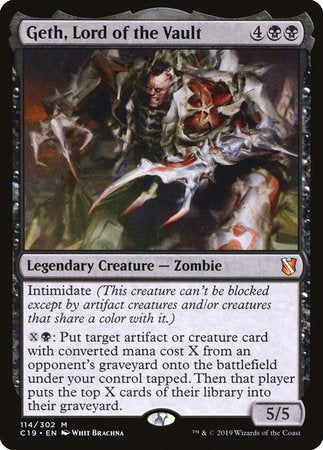Geth, Lord of the Vault [Commander 2019] | Good Games Cannington