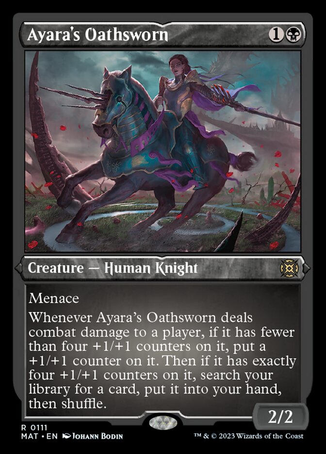 Ayara's Oathsworn (Foil Etched) [March of the Machine: The Aftermath] | Good Games Cannington