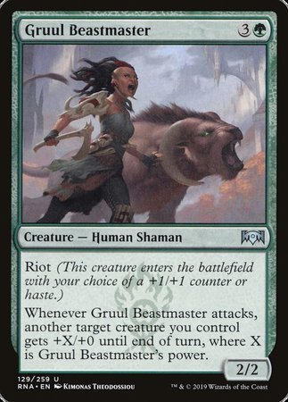 Gruul Beastmaster [Ravnica Allegiance] | Good Games Cannington