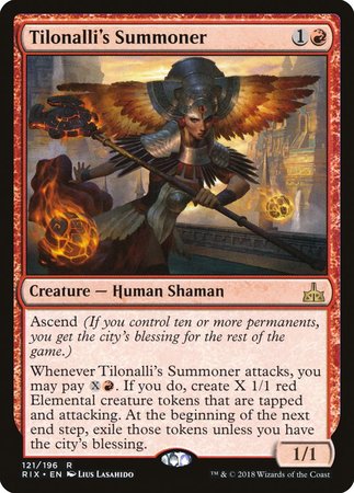 Tilonalli's Summoner [Rivals of Ixalan] | Good Games Cannington