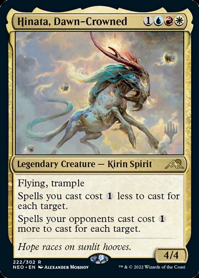 Hinata, Dawn-Crowned (Promo Pack) [Kamigawa: Neon Dynasty Promos] | Good Games Cannington