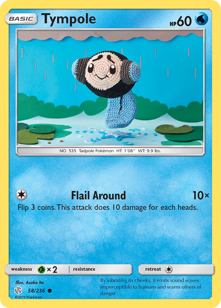 Tympole (58/236) [Sun & Moon: Cosmic Eclipse] | Good Games Cannington