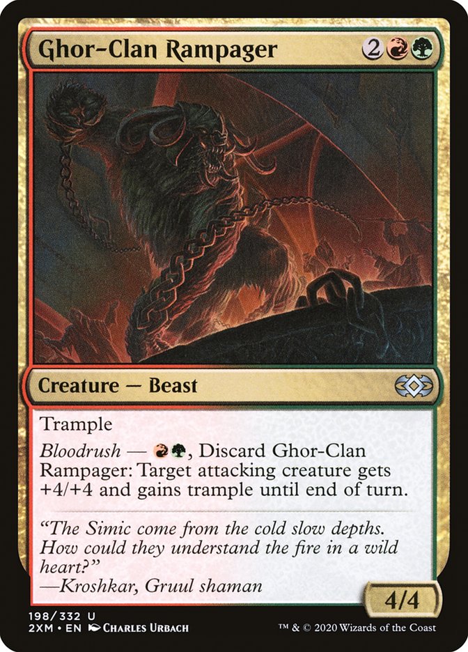 Ghor-Clan Rampager [Double Masters] | Good Games Cannington