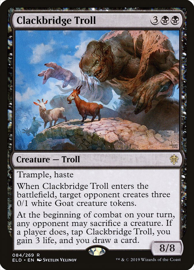 Clackbridge Troll [Throne of Eldraine] | Good Games Cannington