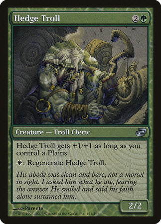 Hedge Troll [Planar Chaos] | Good Games Cannington