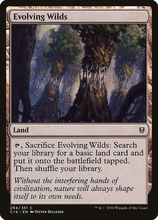 Evolving Wilds [Commander 2016] | Good Games Cannington