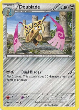 Doublade (14/30) [XY: Trainer Kit 1 - Bisharp] | Good Games Cannington