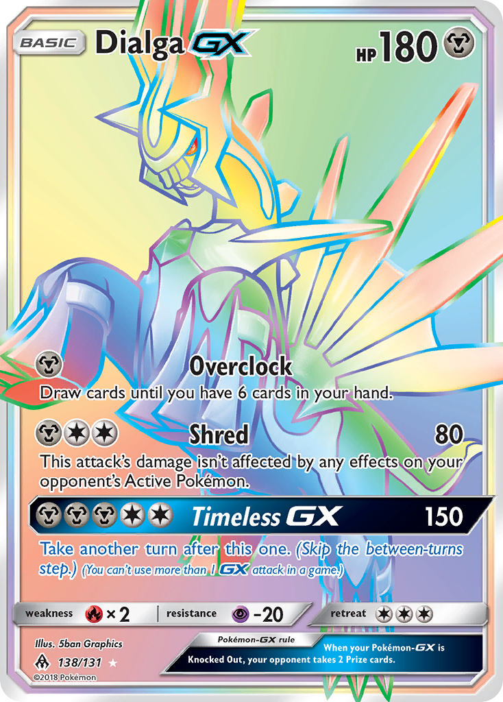 Dialga GX (138/131) [Sun & Moon: Forbidden Light] | Good Games Cannington