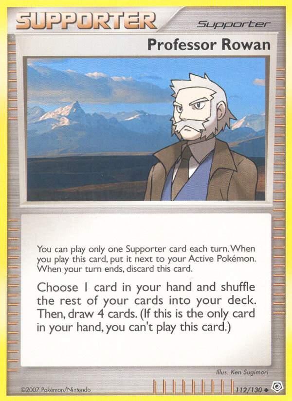 Professor Rowan (112/130) [Diamond & Pearl: Base Set] | Good Games Cannington