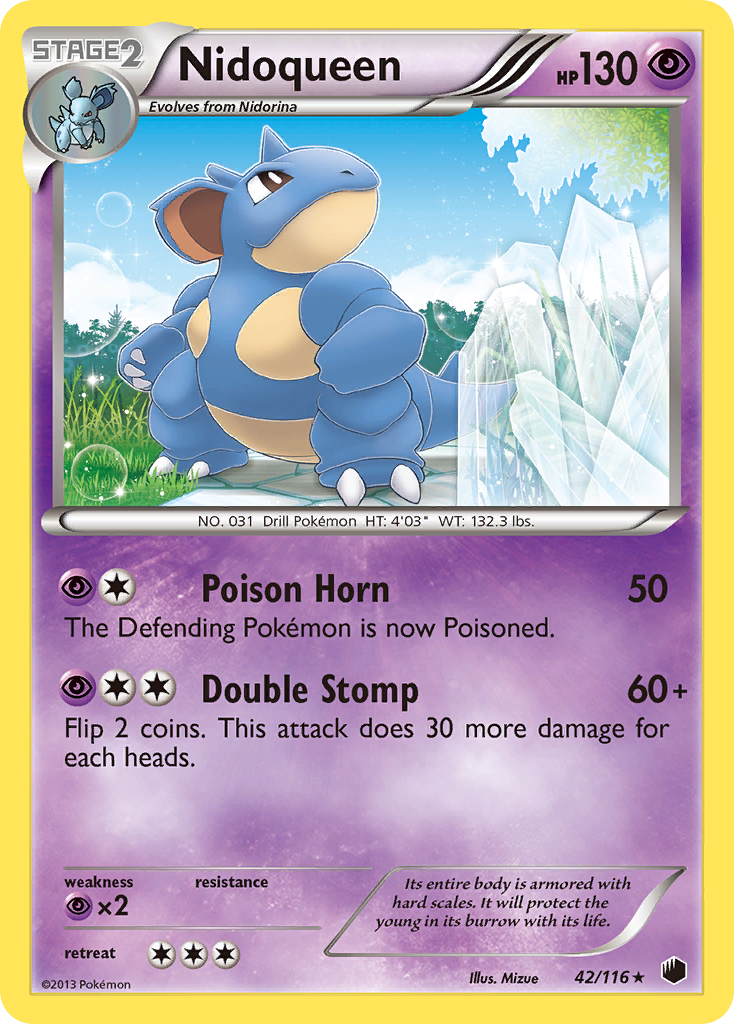 Nidoqueen (42/116) [Black & White: Plasma Freeze] | Good Games Cannington