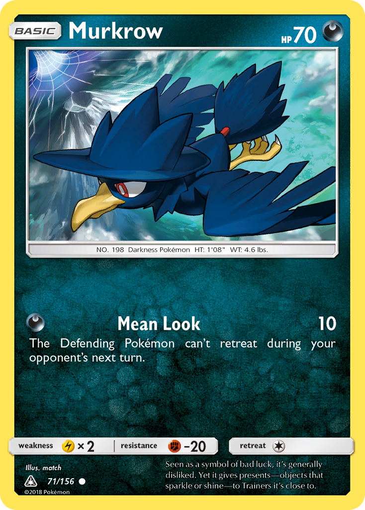 Murkrow (71/156) [Sun & Moon: Ultra Prism] | Good Games Cannington