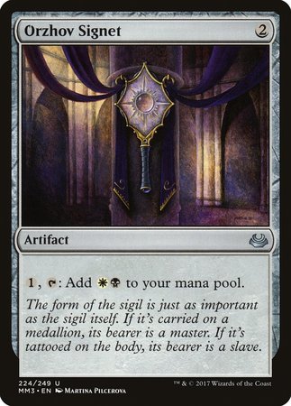 Orzhov Signet [Modern Masters 2017] | Good Games Cannington