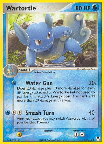 Wartortle (50/112) [EX: FireRed & LeafGreen] | Good Games Cannington
