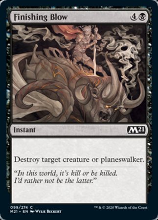 Finishing Blow [Core Set 2021] | Good Games Cannington